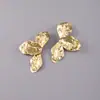 Pendientes metálicos retro exagerados de moda de otoño e invierno ZA europeos y americanos Pendientes creativos de temperamento OL geniales para mujer