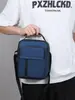Bolso Cruzado de Hombro Nuevo Transfronterizo Simple Casual Duradero con Gran Capacidad, Múltiples Bolsillos, Tela de Película de Cuero Impermeable Venta al por Mayor
