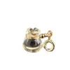 Beibeifu Cristal Citrino de Limón Natural Bolsa de la Suerte Colgante de Gota Pequeña Bolsa de la Suerte Accesorios de Joyería DIY Venta al por Mayor