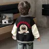 Chaqueta de Béisbol para Niños 2026 Nueva Primavera y Otoño Abrigo Infantil Elegante Top de Bebé de Moda Chaqueta Cardigan para Niños