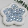 Dingyi 10-12 Perlas Estrella Ópalo Luna Fría Resina Galvanizada Agujero Pasante Perlas Sueltas Sin Rayaduras Accesorios para Cadena de Teléfono Móvil DIY