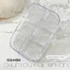 Pacote de Material para Manicure Árvore de Natal Joias para Manicure em Formato T Super Brilhante Boutique Flats Trapezoidais com Base de Zircônia Acessórios para Unhas DIY Diamante