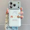 Adequado para Capa de Celular Apple 17Pro Atmosfera de Outono e Inverno Iphone16 com Cordão 15 Laço Tinta Salpicada Animal