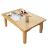 Mesa Kang de Bambú Mesa Baja Antigua para el Hogar Madera Maciza Tatami Mesa Pequeña para Sentarse y Comer Mesa Baja Mesa de Café para Ventana de Bahía Mesa de Escritorio