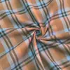 Tecido de Algodão Tingido em Fio para Primavera e Verão, Camisa com Proteção Solar Xadrez, Venda Direta da Fábrica de Tecidos para Roupas Masculinas e Femininas, Tecido Jacquard