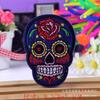 Nuevos Zapatos y Sombreros Bordados por Computadora Estilo Punk Calavera Parches Decorativos Accesorios para Ropa Parche de Tela Bordado de Qianfeng