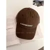 Gorra de Béisbol Bordada con Letras Estilo Coreano para Primavera y Verano para Mujer, Sombrero de Sol Versátil de Copa Suave que Hace que la Cara Parezca Más Pequeña, de Ala Ancha