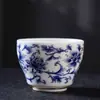 Copo Master de Gordura de Ovelha Jade Yuurui, xícara de chá de grande capacidade, xícara de chá de cerâmica, conjunto de chá kung fu, xícara única de paisagem para casa, atacado
