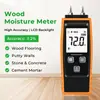 Medidor de humedad de madera tipo aguja portátil YT660, instrumento de medición de agua, detector de humedad de mortero de cemento, dispositivo de calibración de contenido de humedad