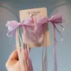 Horquilla Hanfu tocado infantil niña pequeña súper hada estilo antiguo clip de cinta de lazo estilo nacional horquilla de princesa flor de cabeza