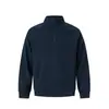 Ropa de Hombre de Moda Línea Cleanfit Cuello Alto con Cremallera Media Sudadera Casual Americana para Hombre Top Holgado Personalización