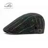 Nueva Gorra de Béisbol para Mujer Primavera y Verano 2025 con Hilo Colorido Personalizado, Boina de Mezclilla Lavada, Gorra Retro Británica Adelantada para Hombre