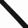 Suministro de Cinta Elástica de Nylon Tejido Elástico de Velcro Negro, Cierre de Gancho y Bucle que no se Engancha, Elástico Mágico para Atar el Cabello