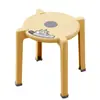 Banqueta Plástica Infantil Cartoon Espessa, Banqueta Baixa Doméstica para Bebê, Banqueta para Sentar de Jardim de Infância, Banqueta Antiderrapante para Banheiro, Bonita e Divertida