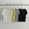 Evertrue Lã Gola Redonda Camiseta de Lã Feminina Outono Novo Estilo Coreano Renda Manga Curta Solta Top 65720