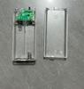 Lanterna 5 3 2 caixa de bateria transparente 8 funções USB controle remoto caixa de bateria à prova d'água 2032 caixa de bateria de botão
