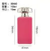 Processamento e Personalização de Frascos Dispensadores de Perfume, Frasco de Perfume Flocado 100ml, Frasco Pequeno Spray de Encaixe, Frasco de Perfume Transparente, Frasco Vazio