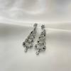 Pendientes de diamantes con diseño de árbol de Navidad creativo transfronterizo de Europa y Estados Unidos, nuevos pendientes de diamantes con personalidad para mujer, pendientes de diamantes de color hueco navideños con temperamento