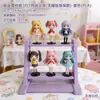 Decoração de Casa de Bonecas com Laço 3D Modelo de Armário Suporte de Exibição Multicamadas Brinquedo Bule Camada de Exibição de Perfume Prateleira de Exibição em Camadas