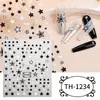 Zhengxiang Celebridad de Internet Luna Estrella Calcomanía para Uñas Arte de Uñas DIY Calcomanía Pequeña Nube Corazón Calcomanía para Uñas INS Personalizada
