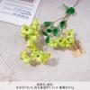Flor de Begonia Flor Artificial Simulada Ramo Hecho a Mano para Boda Flor de Seda Flor Decorativa Artificial Venta al por Mayor Arreglo de Boda Arreglo de Flor de Piso