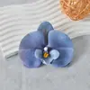 Película de Simulación Cabeza de Flor Phalaenopsis Pétalos Flores de Simulación Accesorios Tocado Pinza para el Cabello Bricolaje Hecho a Mano Decoración de Ceremonia de Boda