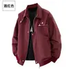 Ropa de Fujian Chaqueta Americana de Calle Alta para Hombre Conjunto de Primavera y Otoño Ropa de Hombre de Gama Alta Chaqueta Bomber con Solapa Fresca de Pícaro