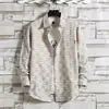 Camisa de Cuadros para Hombre de Manga Larga Estilo Coreano Suelta Moderna Guapo Talla Grande Chaqueta de Estudiante Primavera y Verano Nueva Camisa de Hombre