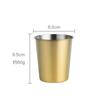 Caneca de Cerveja de Aço Inoxidável 304 Suprimentos Domésticos Copo de Água de Camada Única Caneca Hotel Escritório Copo Atacado Laser