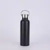 Copo térmico a vácuo de camada dupla em aço inoxidável 304 de boca larga estilo americano de grande capacidade para uso transfronteiriço, garrafa de água portátil para esportes ao ar livre