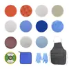 Kit de Pulido para Belleza de Automóviles Esponja para Encerar Accesorios Planos Ondulados Accesorios para Máquina Pulidora Personalizada Kit de Pulido