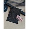 Adesivos de Nail Art Modernos Franceses Vazados Listrados Irregulares Estrela Lua Borboleta Flor Adesivos de Unha