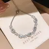 Pulsera Rectangular Sencilla para Mujer, Gama Alta, Moderna, Versátil, Exquisita, Diseño Nuevo, Elegante, Joyería de Mano de Nicho al por Mayor