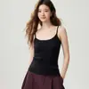 Estilo simple y elegante - Camisola 100% cachemira pura, un top suave y cómodo, que se ajusta a la figura y sin mangas, perfecto como capa interior o para usar con un suéter de punto