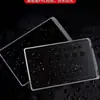 Portatarjetas antipío, película transparente para tarjetas, portadocumentos multifuncional esmerilado, protección antimagnética, protección de privacidad para tarjetas de identificación y tarjetas bancarias