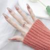 Anel aberto de borboleta super fada feminino ins anel de dedo indicador distinto simples elegante design de nicho popular na internet anel de cauda de sentido