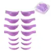 Nuevo en stock transfronterizo 7 pares de almohadilla de silicona herramienta auxiliar para permanente de pestañas color girasol color junta