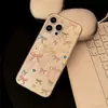 Apple 18 Pro Max Color Dopamina Pantalla Trasera con Lazo iPhone Teléfono Android Estuche Suave y Duro Personalización