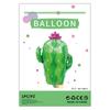 Globo de película de aluminio con decoración para fiesta tropical hawaiana, embalaje independiente, hoja de tortuga, flamenco, cocotero, globo de película de aluminio