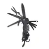 Navaja de Bolsillo Multifuncional Herramienta para Exteriores Navaja Suiza de 12 Hojas Camping Uso Diario Acero Inoxidable Herramienta Combinada EDC