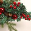 Hongyu nuevo PE navideño mixto flor de Navidad colgante árbol puerta principal decoración del hogar colgante puerta colgante Amazon