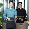 Restaurante chino restaurante restaurante vestíbulo camarero ropa de trabajo ropa de otoño e invierno de manga larga para mujer catering casa de té ropa de trabajo para personal