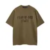 Marca Americana Tendência Essenciais Camiseta Casual Solta de Manga Curta com Estampa de Letras para Homens e Mulheres Tops de Casal