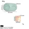 Moldes de silicone squishy de animalzinho fantasma: coelho, pato, foca, saco de papel para café, moldes para brinquedo squishy DIY