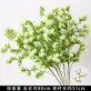 Planta verde hierba dragón hierba espárrago fondo de boda arreglo floral paisajismo colgante blanco verde mori flor decoración de boda