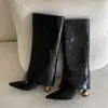 Botas de Equitação Altas de Couro Macio Apontadas Finas de Salto Alto Personalizadas de Nicho Femininas 2026 Novas Botas de Calça de Salto Alto