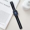 Para Apple Watch 678910 Geração Fivela Magnética Pulseira de Silicone Listrada de Duas Cores Pulseira Apple Watch