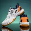 Sapatos de Badminton Modelo Novo Dropshipping, Sapatos Esportivos de Competição Profissional, Sapatos de Badminton Respiráveis Antiderrapantes com Fivela Rotativa
