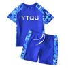 Nuevo traje de baño para niños, traje de baño de dos piezas para niñas y niños, traje de baño para niñas de talla mediana y grande, equipo de entrenamiento de natación