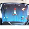Parasol para coche, protector solar, aislamiento térmico, parasol con ventosa de dibujos animados para coche, cortina para ventana lateral, parasol para coche.